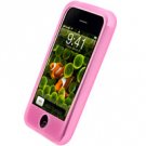 PINK Apple iPhone Silicone Skin Cover