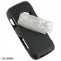 Hard Plastic Shield Protector Case for LG Rumor LX260 - Black