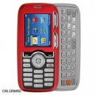Hard Plastic Shield Protector Case for LG Rumor LX260 - Red