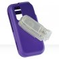 Crystal Hard Plastic Shield Protector Case for Samsung Glyde U940 - Purple