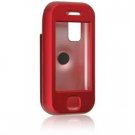 Crystal Hard Plastic Shield Protector Case for Samsung Glyde U940 - Red