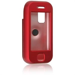 Crystal Hard Plastic Shield Protector Case for Samsung Glyde U940 - Red