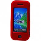 Hard Plastic Shield Protector Case for Samsung Glyde U940 - Red