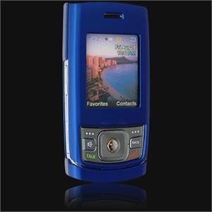 Hard Plastic Shield Protector Case for Samsung M520 - Blue