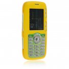Hard Plastic Shield Protector Case for LG Rumor LX260 - Yellow