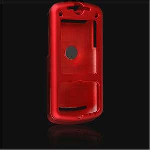 Hard Plastic Shield Protector Case for Motorola Z9 - Red