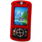 Hard Plastic Proguard with Detachable Swivel Clip for Motorola Z9 - Red