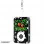 BLACK & SILVER STAR Crystal Case for Apple iPod Nano 3