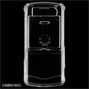 Clear Crystal Shield Protector Case for BlackBerry 8130 Pearl - Transparent