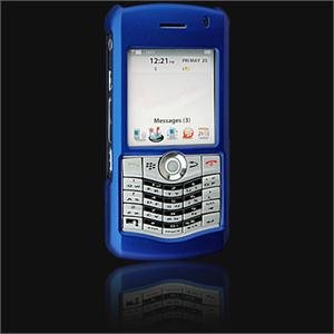 Hard Plastic Shield Protector Case for BlackBerry 8130 Pearl - Blue