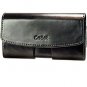 Apple iphone Black Omega Horizontal Case w/ Removable Spring & Swivel Clip