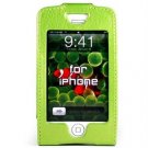 GREEN Apple iPhone Forza Leather Case