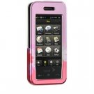 Hard Plastic Shield Protector Faceplate Case for Samsung Instinct M800 - Pink Flowers
