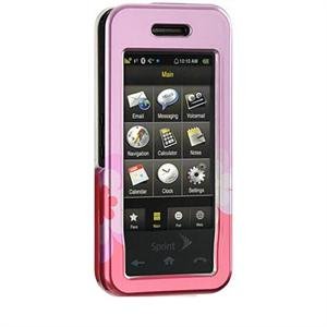 Hard Plastic Shield Protector Faceplate Case for Samsung Instinct M800 - Pink Flowers