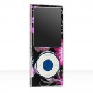 Hard Crystal Shield Protector Design Case for Apple iPod Nano Chromatic (4th Gen) - Pink Butterfly