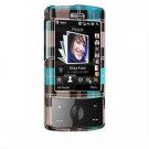 Hard Plastic Shield Protector Faceplate Case for HTC Touch Diamond CDMA - Blue Check