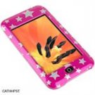 Crystal Shield Protector Case for Apple iTouch - Pink Stars