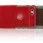 Hard Plastic Protector Case for Samsung T819 - Red