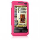 Hard Plastic Shield Protector Faceplate Case for Samsung Omnia i900 - Hot Pink
