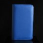Apple iTouch 2nd Generation Leather Wallet Cover Case - Blue