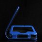 Apple iTouch 2nd Generation Leather Wallet Cover Case - Blue