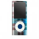 Crystal Hard Shell Shield Protector Design Case for iPod Nano Chromatic - Blue Check