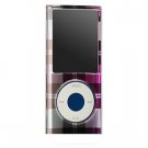 Crystal Hard Shell Shield Protector Design Case for iPod Nano Chromatic - Pink Check