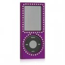Hard Plastic Diamond Design Bling Case For iPod Nano Chromatic - Purple