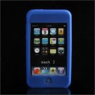 Soft Silicone Sleeve Skin Armband Case for Apple iTouch 2 (2nd Generation) - BLUE