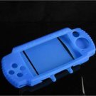 Soft Rubber Silicone Skin Cover Case for Sony PSP Brite 3000 - Blue