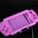 Soft Rubber Silicone Skin Cover Case for Sony PSP Brite 3000 - Hot Pink