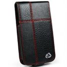 BLACK Apple iPhone Redline Leather Case