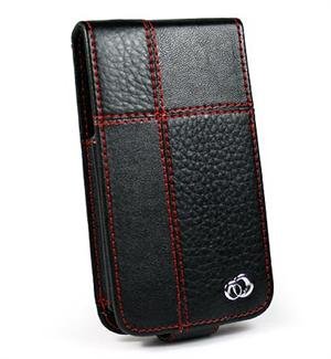 BLACK Apple iPhone Redline Leather Case