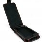 BLACK Apple iPhone Redline Leather Case