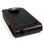 BLACK Apple iPhone Redline Leather Case