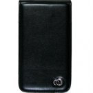 VERTICAL Leather Carrying Case Cover for Apple iPhone - BLACK