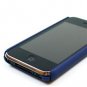 Ultra Slim PolyCarbonate Rubber Texture Hard Shell Case w/ Free Screen Protector - DARK BLUE