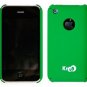 Ultra Slim PolyCarbonate Rubber Texture Hard Shell Case w/ Free Screen Protector - GREEN