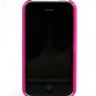 Ultra Slim PolyCarbonate Rubber Texture Hard Shell Case w/ Free Screen Protector - HOT PINK