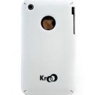 Ultra Slim PolyCarbonate Rubber Texture Hard Shell Case w/ Free Screen Protector - WHITE