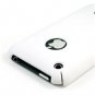 Ultra Slim PolyCarbonate Rubber Texture Hard Shell Case w/ Free Screen Protector - WHITE