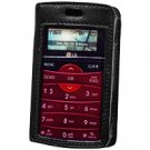 PREMIUM Black Leather Fitted Case Cover w/ Belt Clip for LG enV2 VX9100