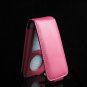 Vertical Leather Pouch Cover Case for Apple iPod Nano Chromatic - Pink