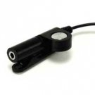 Black 2.5mm pin to 3.5mm Hole Adaptor with On/Off Switch Builtin Mic for Samsung Ace i325