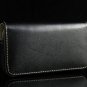 Premium Horizontal Leather Cover Case for Apple iPhone - Black