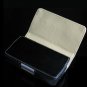 Premium Horizontal Leather Cover Case for Apple iPhone - Black