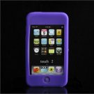 Soft Silicone Sleeve Skin Armband Case for Apple iTouch 2 (2nd Generation) - PURPLE