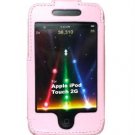 Full View Leather Case w/ Belt Clip + KickStand for Apple iTouch 2 (2nd Generation) - BABY PINK