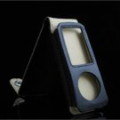 PREMIUM Vertical Leather Pouch Cover Case for Apple iPod Nano Chromatic - Black