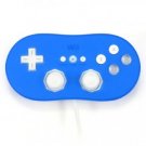 BLUE Skin Cover for Nintendo Wii Classic Controller